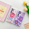 Olige Case For Redmi Note 8 Pro Note 10 4G 10S Redmi Note 11 12 4G 5G 9A 10C 9C Pocophone F3  3D Twisting Korean Small Fragmented Flowers Shockproof Silicone Soft Phone Case Back Cover. 