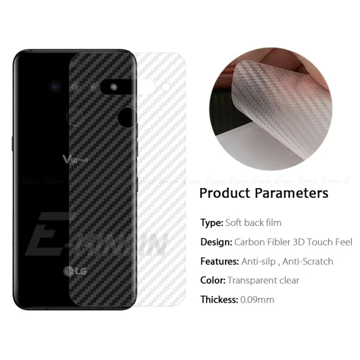 5pcs/lot%20Carbon%20Fiber%20Back%20Cover%20Screen%20Protector%20For%20LG%20V50%205G%20G8X%20V50S%20ThinQ%20V30S%20V30%20Plus%20Sticker%20Film%20Not%20Tempered%20Glass%20-%20Image%202