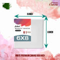 White Premium Quality Canvas 6×8 Inch Artist Painting Canvas.