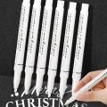 1/3Pcs High-gloss Gold Silver White Painting Graffiti Pens Waterproof Ink Acrylic Markers. 