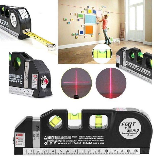 Fixit Laser Level Pro 3 Multipurpose Measuring Tape | Daraz.com.bd