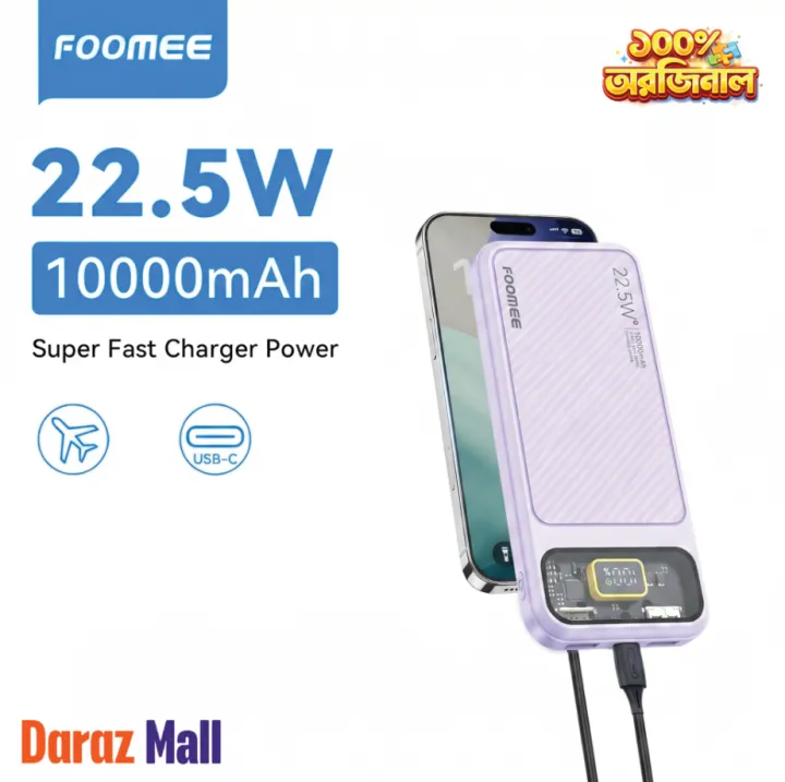 FOOMEE%20FP113%2022.5W%20Fast%20Charging%20Power%20Bank%2010000mAh,%20Ultra%20Slim%20Portable%20Charger%20with%20LED%20Display,%20Dual%20USB%20&%20Type-C%20Output%20for%20Phone,%20iPhone,%20Samsung,%20iPad%20-%20Image%202