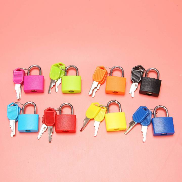 8%20Pack%20Locks%20Small%20Padlock%20with%20Key%20Luggage%20Gym%20Locker%20Lock%20Mini%20Colorful%20Padlock%20for%20Outdoor%20School%20Home%20A%20-%20Image%208