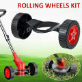 48V Rechargeable Electric Grass Cutter with Wheels – Double Battery Folding Lawn Mower Machine for Small Gardens, Walk-Behind Design.