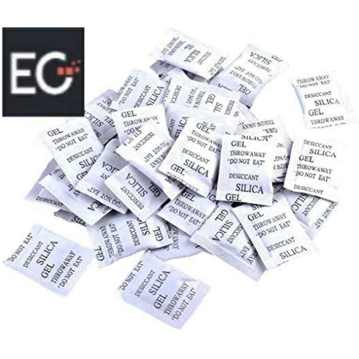 100 Packets 1 Gram Pack Desiccant White Silica Gel Non Toxic Moisture 100 Packets 1 Gram Pack Desiccant White Silica Gel Non Toxic Moisture