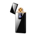 2024 Windproof USB Rechargeable Touch Sensor Electric Lighter Type-C Cigarette Lighter Men Gadgets Gift Smoking Accessories. 