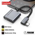 USB C To 3.5 MM Jack Adapter Type-C 3.5mm Earphone HiFi AUX Audio Converter PD 60W Charger Headphone Cable For Samsung iPad Pro. 