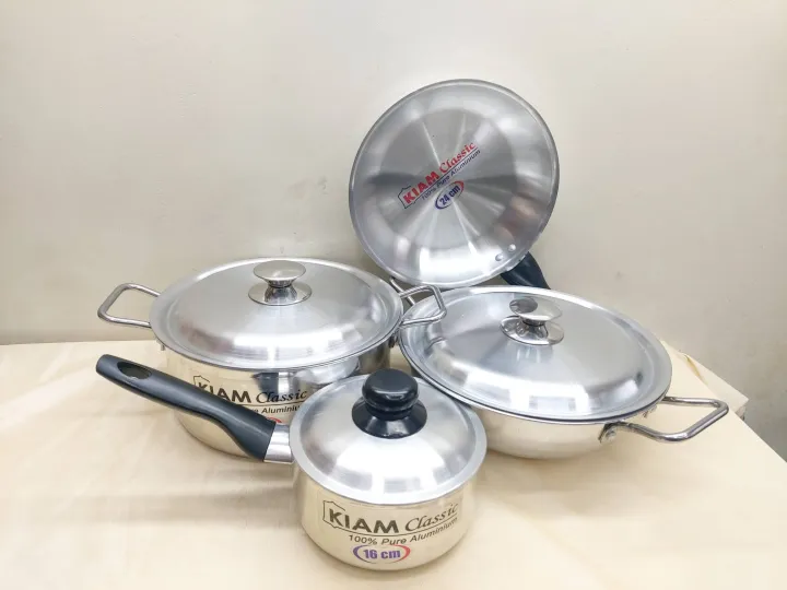 Kiam%207%20Pcs%20Family%20Pack%20Cookware%20Set%20Pure%20Aluminium.%20Casserole%20Stock%20Pot,%20Korai,%20Milk%20Pan,Fry%20Pan%20&%20Lid%20Set.%20Model:%20A400.%20-%20Image%206