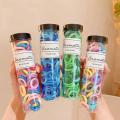 100 Pcs/set Baby Girl Rubber Bands Kids Elastic Hair Bands for Children Mixed Colors Mini Ponytail Holder Baby Hair Accessories. 