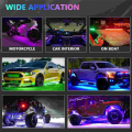 Car Underglow LED Lights, Dream Color Strip Lights with APP Control, Exterior Car Neon Accent Lights Kit Replacement Parts.