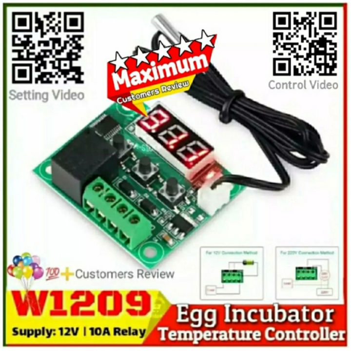 W1209%20Dc%2012V%20Digital%20Cool/Heat%20Temp%20Thermostat%20Thermometer%20Temperature%20Controller%20On/Off%20Switch%20-50%C3%82%C2%B0C-110%C3%82%C2%B0C%20Three%20Digit%20Red%20Led%20Tube%20-%20Multimeter%20-%20Image%202