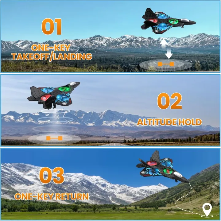 R/C%20%20Aircraft%20Fighter%20Jet%20Drone%20Aerial%20Fighter%20Multi-Function%20Star%20Flight%20Remote%20Control%20%20Hobby%20-%20Image%206