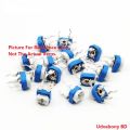 10Pcs- RM065 RM-065 VR 50K Ohm 503  Potentiometer Trimmer Trim Pot 50K Ohm 503 Trimpot Potentiometer Variable Resistor Top Adjustment Single Turn 6mm V/R Electrical Circuitry & Parts. 