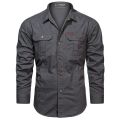 Full sleeves double pocket panel Shirt.