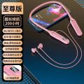 Bluetooth headset magnetic long battery life digital display power wireless neck headset Bluetooth neckband sports headphones. 