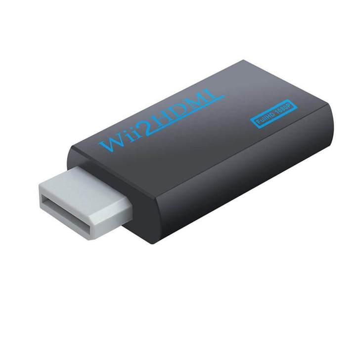 Wii To HDMI 1080P HD Converter Scaled Wii Signal To HDMI | NTSC / PAL Format | Game Enthusiast Adapter | For HDTV / Monitor / Projector