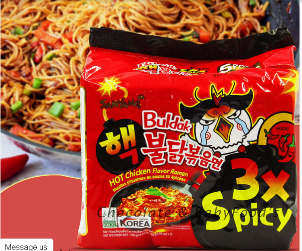 Buldak 3x Spicy Hot Chicken Flavor Ramen Noodles 700G