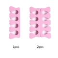 10/20/50Pcs Nail Art Toes Separators Soft Sponge Finger Separator Cotton UV Gel Polishing Manicure Pedicure Nail Holding Tools.