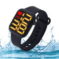 Fashionable Square LED Digital Sports Watch, Waterproof LED Wrist Watch - Watch.