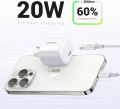 UGREEN 20W GaN Charger PD Fast USB Type C { Adeptor only }Wall Charger USB C PD3.0 QC3.0 Quick Charging For iPhone 14 pro Max 13 12 11.