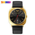 Skmei Fashion Watch Men Leather Top Luxury  Quartz  Waterproof Outdoor Sports Relogio Masculino 1884. 