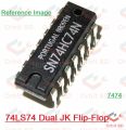 7474 SN74HC74N 74HC74 74LS74 D-Type Flip Flop Dual In Package 14 Pin IC Electrical Circuitry & Parts.