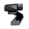 Logitech C920 HD Pro Webcam, Full HD 1080p/30fps Video Calling, Clear Stereo Audio, HD Light Correction, PC/Mac/Laptop/Macbook/Tablet - Black. 