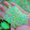 1000 Pcs/bag Luminous Sand ( 3/5mm) Glow in Night stone pebbles for Gardening Aquarium Landscaping Fluorescent.