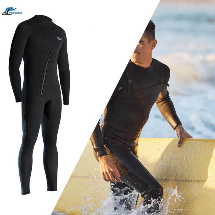 Diving%20Wetsuit%20Waterproof%20Zipper%20Swimming%20Costume%20Piece%20Body%20Swim%20suits%20for%20Boating%20XXXL%20Male%20Black%20-%20Image%206