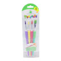 Set of 4 candy brushes, EVA sockets, children's brush set, gouache, watercolor brushes, oil brushes.