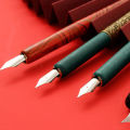 Fountain Pens Vintage Wood Calligraphy Dip Holder 6 Nibs Lettering Sketching Kit.
