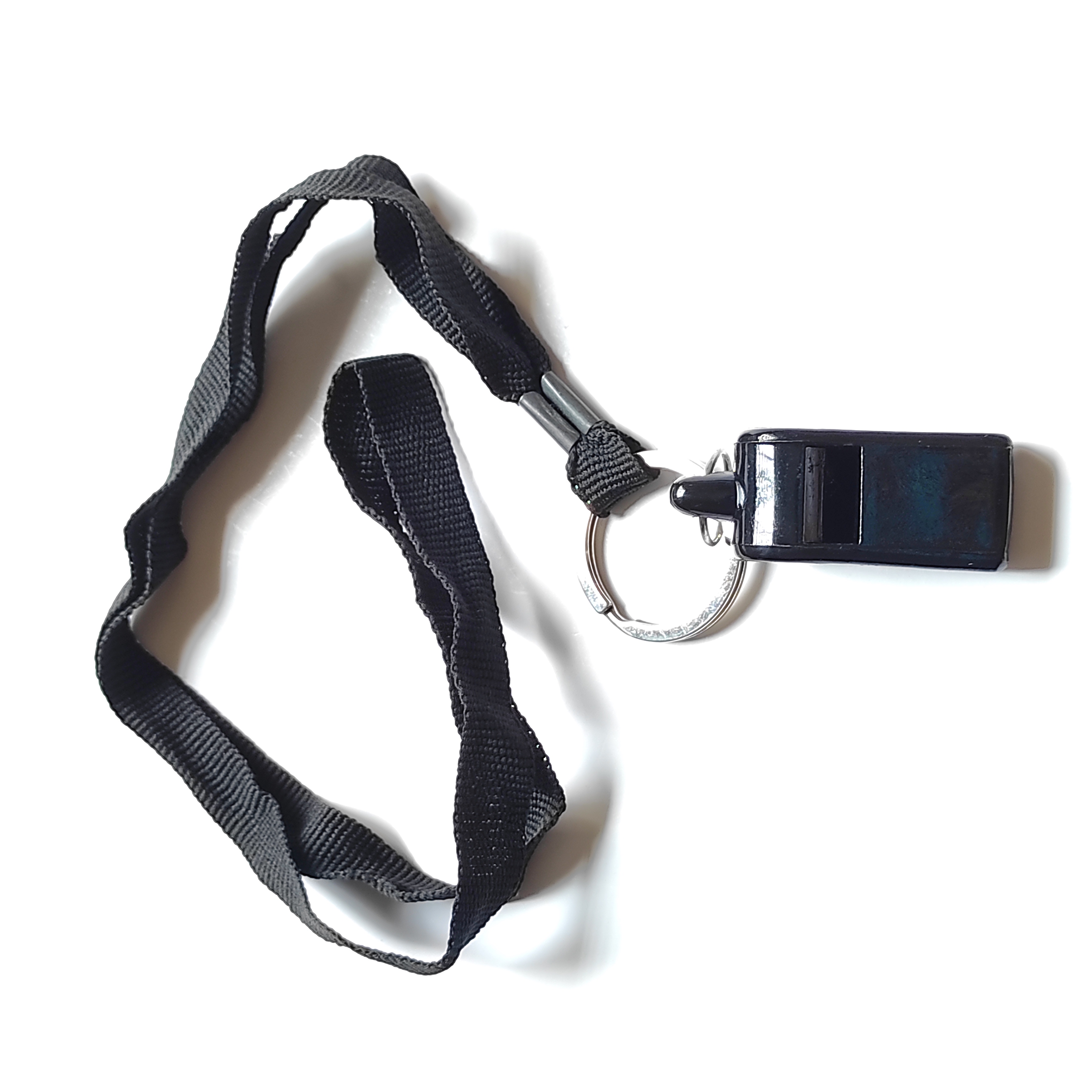 Whistle and lanyard - plastic whistle for guard , refry, on emergency -2024