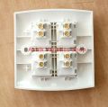 Dosen 4 Gang Switch- VP Series, 10A-250V~ White Color, Heat & Fire resistant, Safe & Gorgious.
