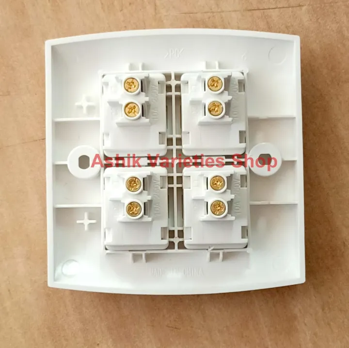 Dosen%204%20Gang%20Switch-%20VP%20Series,%2010A-250V~%20White%20Color,%20Heat%20&%20Fire%20resistant,%20%20Safe%20&%20Gorgious%20-%20Image%203