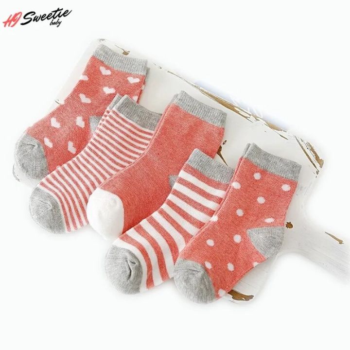 5Pairs%20Baby%20Socks%20Newborn%20Baby%20Boy%20Socks%200-1-3-7Y%20Kids%20Pure%20Cotton%20Animal%20Design%20Fadeless%20Soft%20Children's%20Socks%20for%20Girls%20-%20Image%205