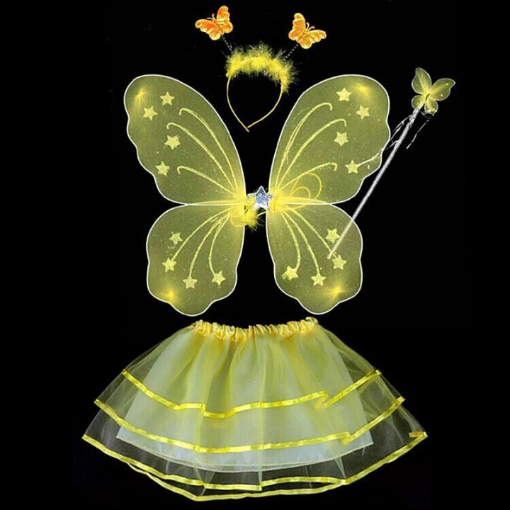 4Pcs/set%20Fairy%20Princess%20Kids%20Baby%20Girl%20Photo%20Costume%20Butterfly%20Wing%20Wand%20Headband%20Tutu%20Skirt%20Costume%20Clothes%20Set%20-%20Image%206