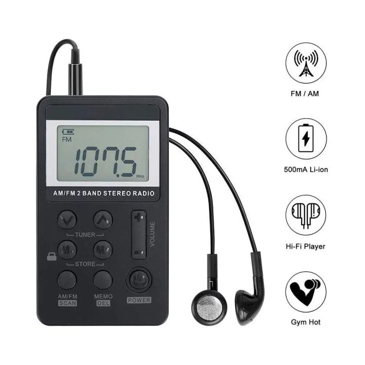 Mini%20Stereo%20AM/FM%20Pocket%20Radio%20Universal%20Dual%20Band%20Digital%20Display%20Mini%20Radio%20Receiver%20With%20HiFi%20Earphones%20Rechargeable%20Battery%20-%20Image%203