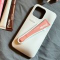 Minimalist Solid Color Rhode Soft Silicone Case For iPhone 15 14 PIus 11 13 12 Pro Max Can Be Installed With Lipstick Back Cover.