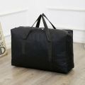 Large Capacity Folding Duffle Bag Travel Clothes Storage Bags Zipper Oxford Weekend Bag Thin Portable Moving Luggage Hand Bag.