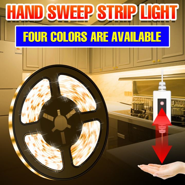 DC5V LED Strip Lights Waterproof Flexible Lamp Tape USB Dimmable TV Backlight Ribbon Room Decor Bedroom Cabinets Lighting Diode