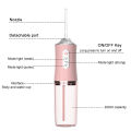 Portable Dental Water Flosser Oral Irrigator USB Rechargeable Water Floss Jet Tooth Pick 4 Tips 220ml Mouth washing machine.