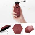 Mini Umbrellas For Rain And Sun Protection Lightweight Pocket Umbrella Anti-UV 5-Folding Small Size Umbrellas Paraguas For Girl. 