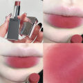 Fashion Matte Lipstick Korean Makeup Products Cream Silver Tube Available Make Up Make-up for Women Lipsticks.