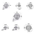 Tea Filter Stainless Steel Reusable Multifunction Mesh Herbal Ball Tea Spice Strainer Infuser Tools Kitchen Supplies. 
