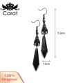 Carat Dangle Earrings Drop-resistant Long Pendant Hook Earrings. 