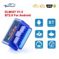 For Android elm327 V1.5 ODB2 Bluetooth-Compatible 2.0 ELM 327 V 1 5 OBD2 Auto Code Reader OBD 2 Car Diagnostic Scanner Tool. 