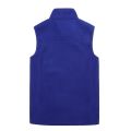 Men/Women Autumn/Winter Hiking Vest with ckets Outdoor Fleece Climbing Trekking Camping  Casual Top-women rose red. 