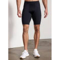 Half Men's Snake Skin Fitness Sports Training Running Quick-Drying Stretchy Tight Pants-Black.