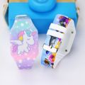 New Luminous Unicorn Child Watches For Girl Ocean World LED Watch Kids Student Electronic Watch Clock.