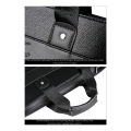 LINGZHIDAISHU Brand Business Men's Briefcase High-Quality Handbag Leather Men's Laptop Bag Messenger Bag Men Brown. 